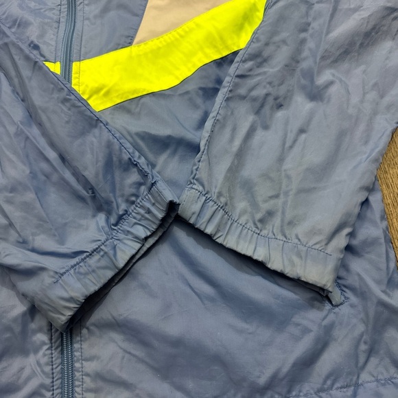 Vintage 90s Nike Neon Windbreaker Nylon Track Jacket - Picture 6 of 8